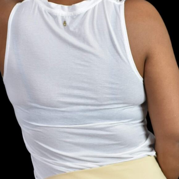 Spiritual Gangster Peloton Tank Top White Graphic Crewneck Sleeveless Size XS - Picture 5 of 14